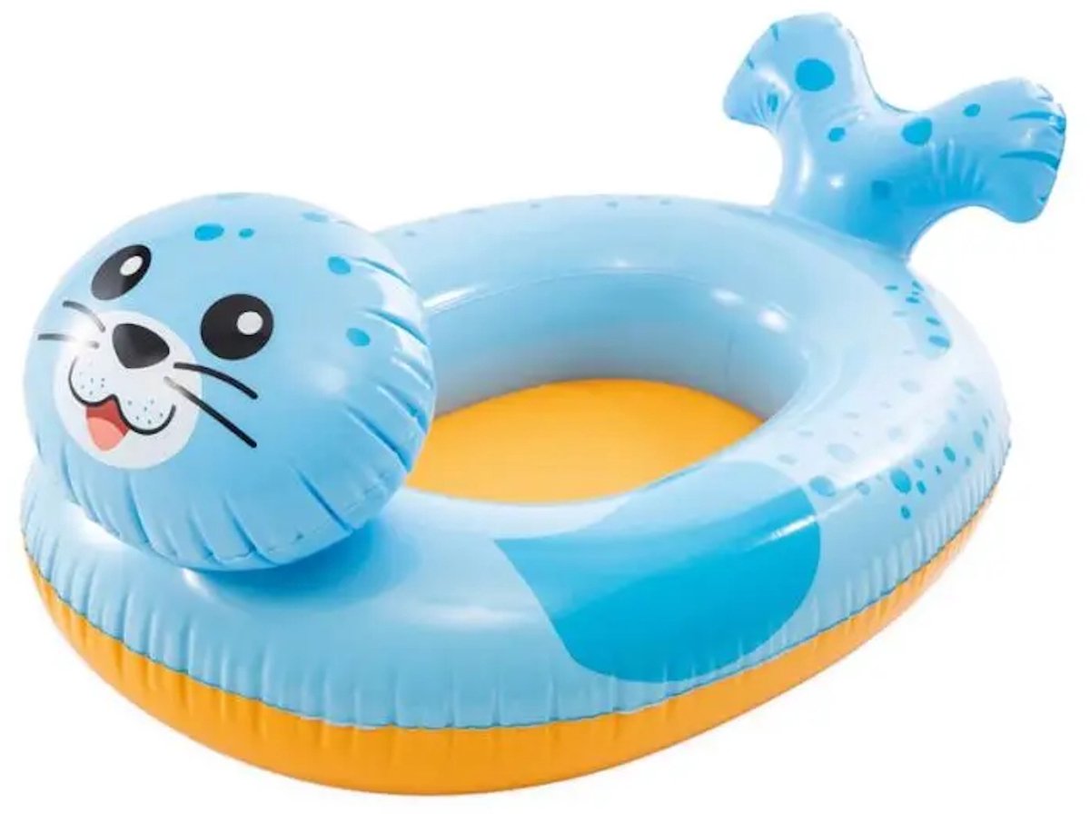 Opblaasbaar Bootje | Zeehond | +3 jaar |   | tot 27 kilo | Opblaasboot | Opblaasfiguur | Zwembad Cruiser